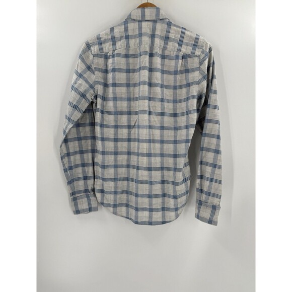 Steven Alan Shirt Men's Extra Small Button Up Made in USA BLUE Casual Adult - Picture 9 of 15